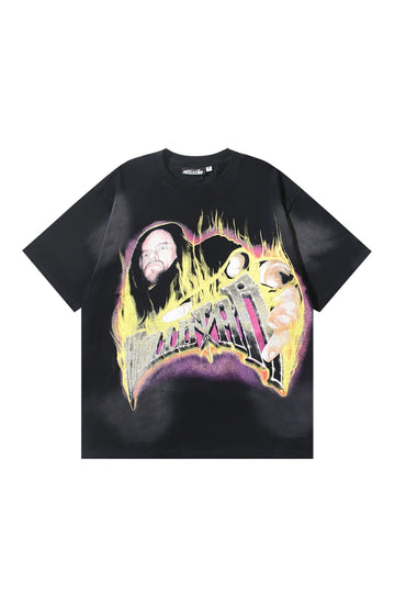 Hellstar Studios Devil's Hand Black Washed T-shirt