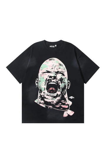 HellStar Studio avatar print 3:15 T-shirt