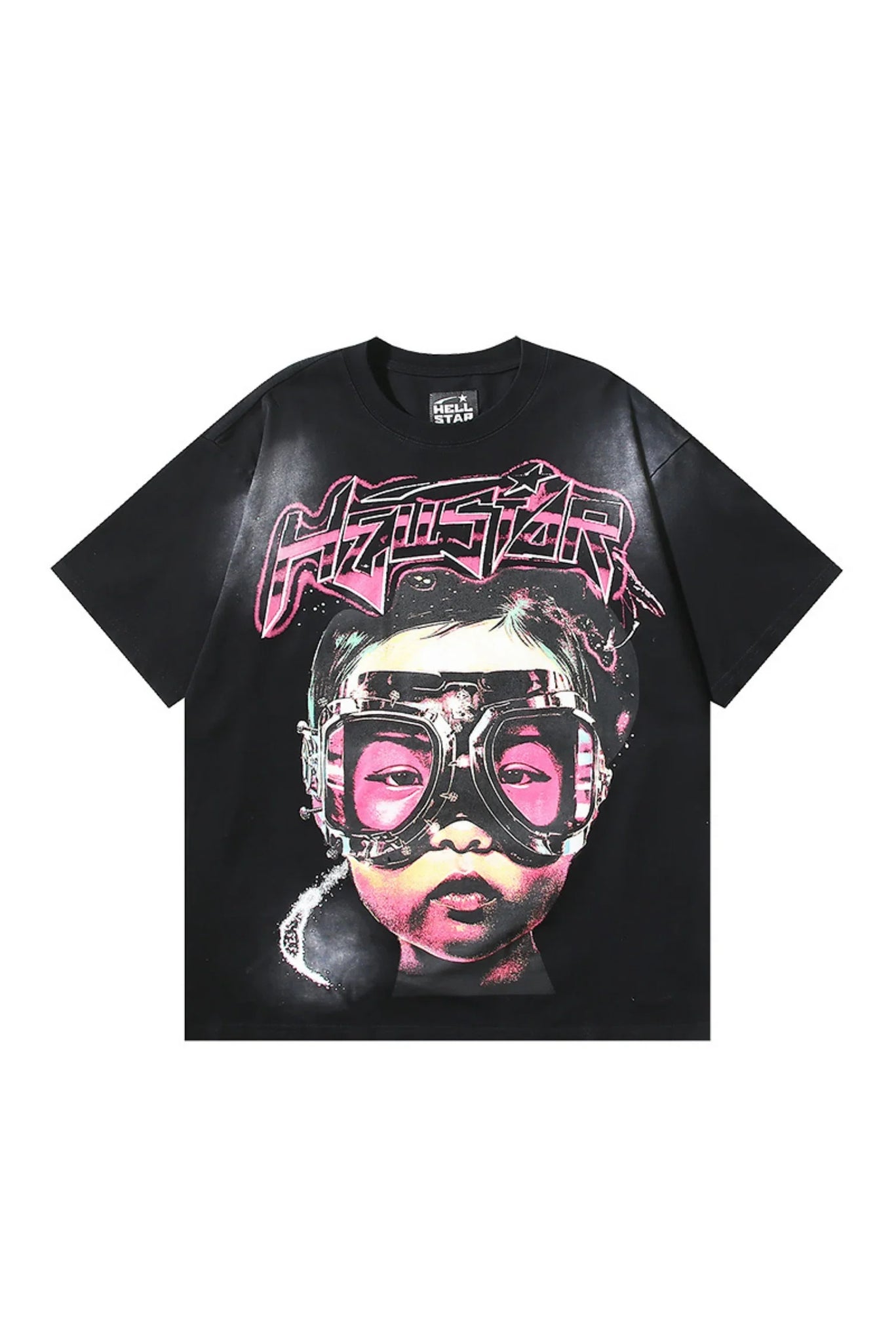 Dark Series: Character Pattern Black Shirt