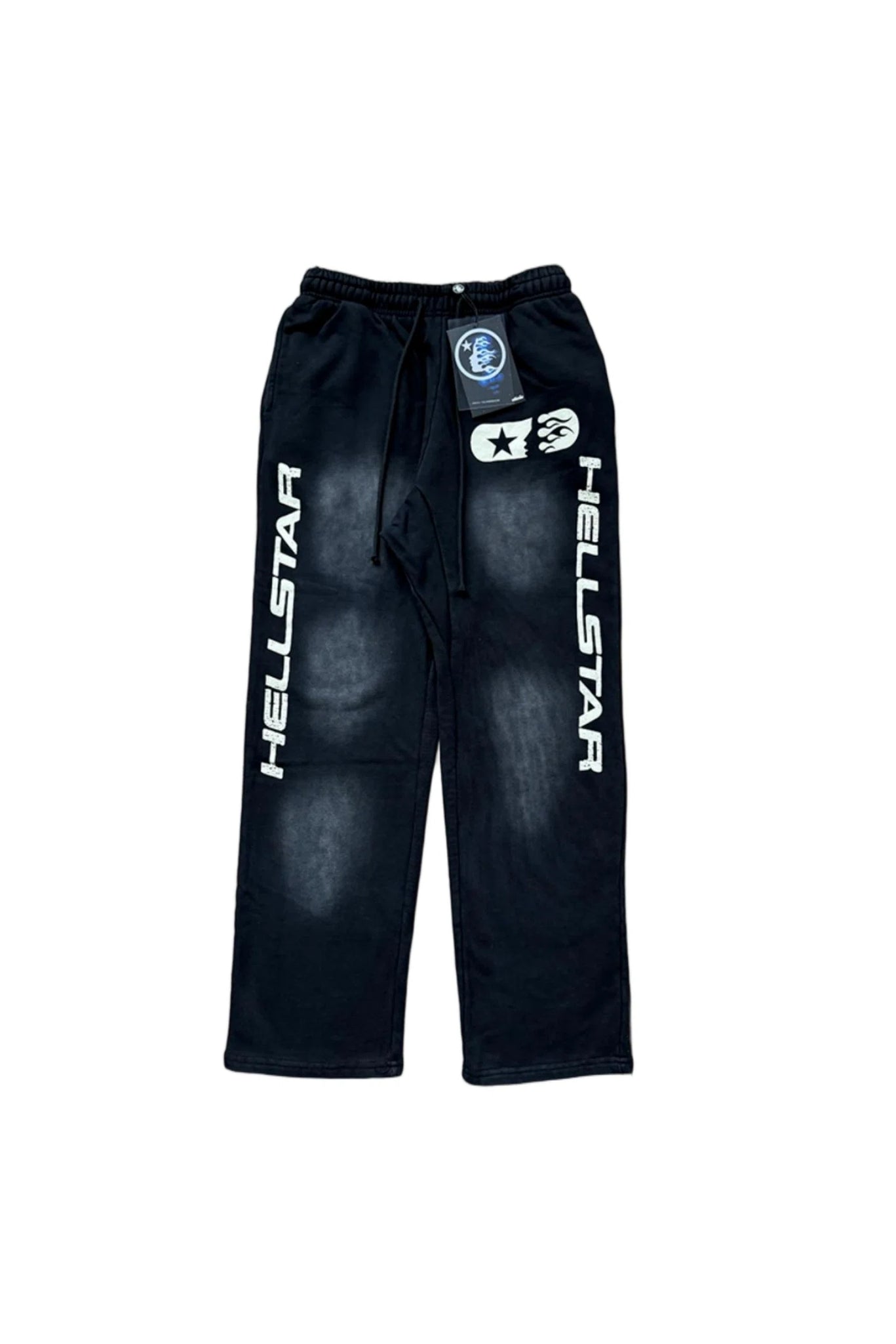 Hellstar Studios side logo casual sports pants black