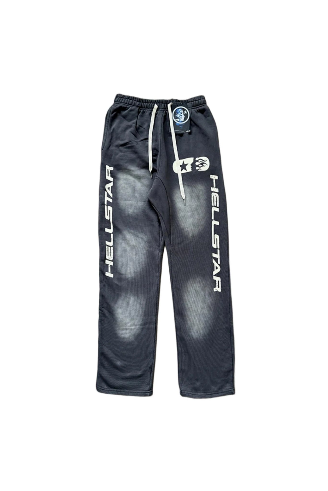 Hellstar Studios side logo casual sports pants gray