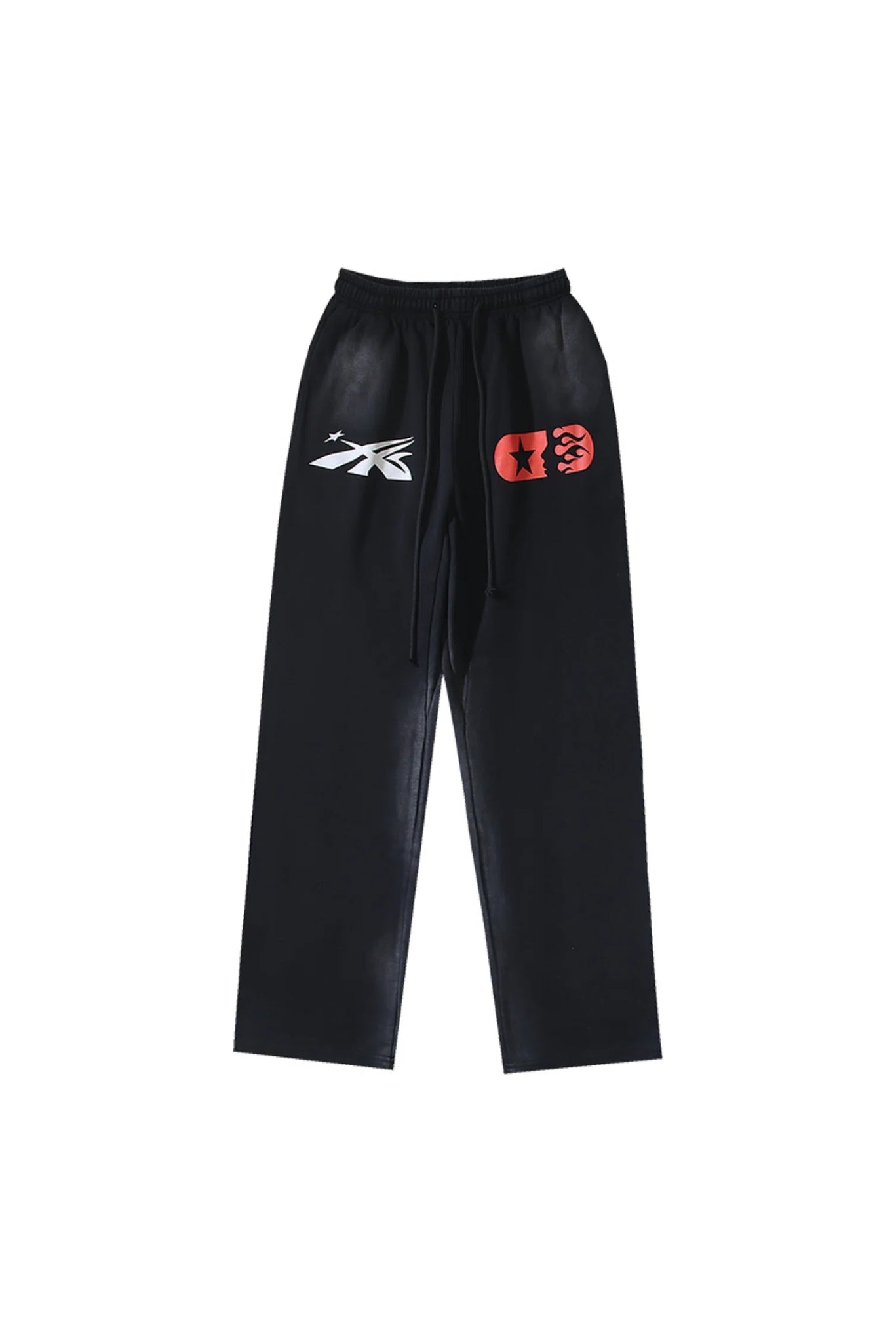 Hellstar Studios Logo Skeleton Casual Sports Pants Black