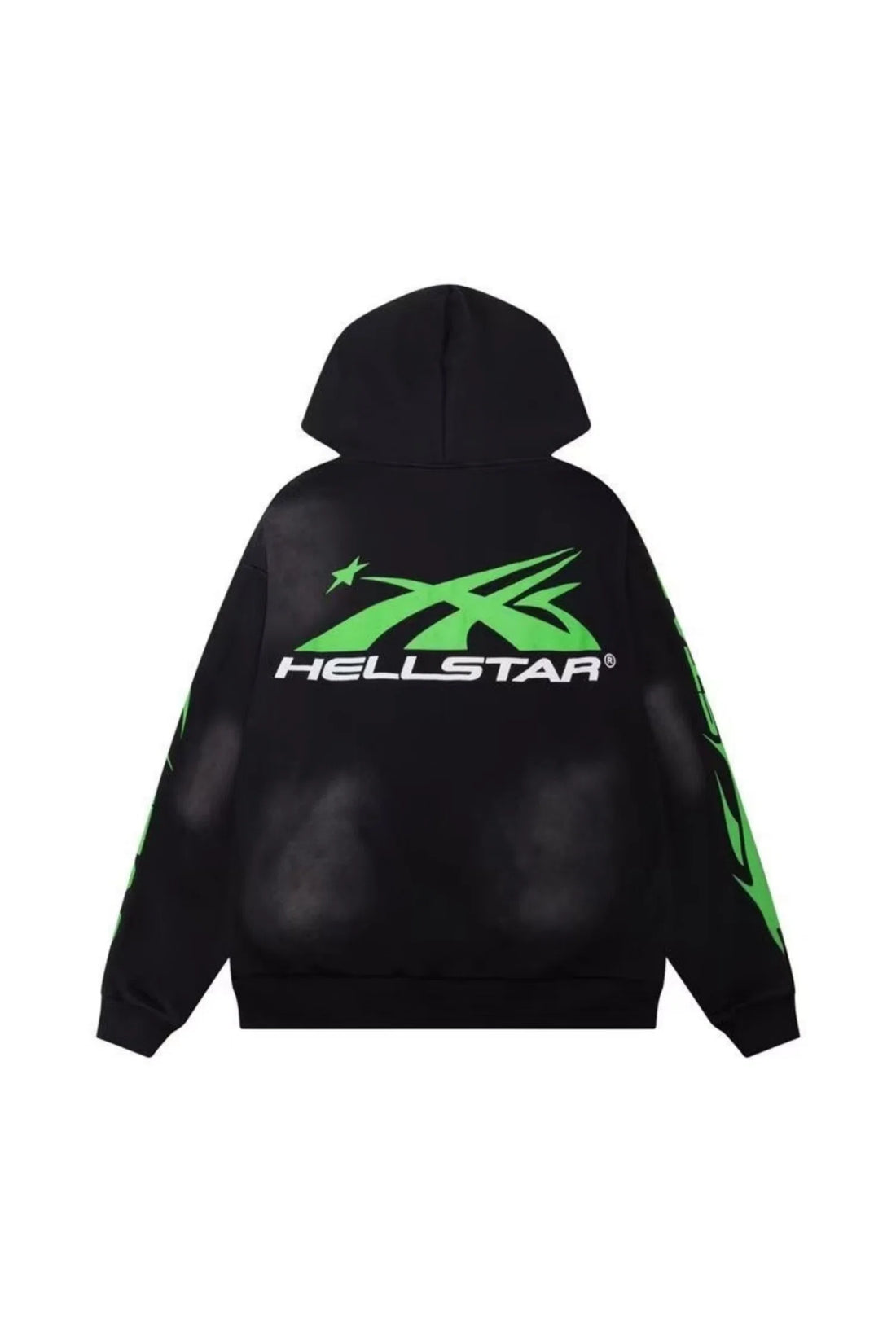 Running pattern hoodie