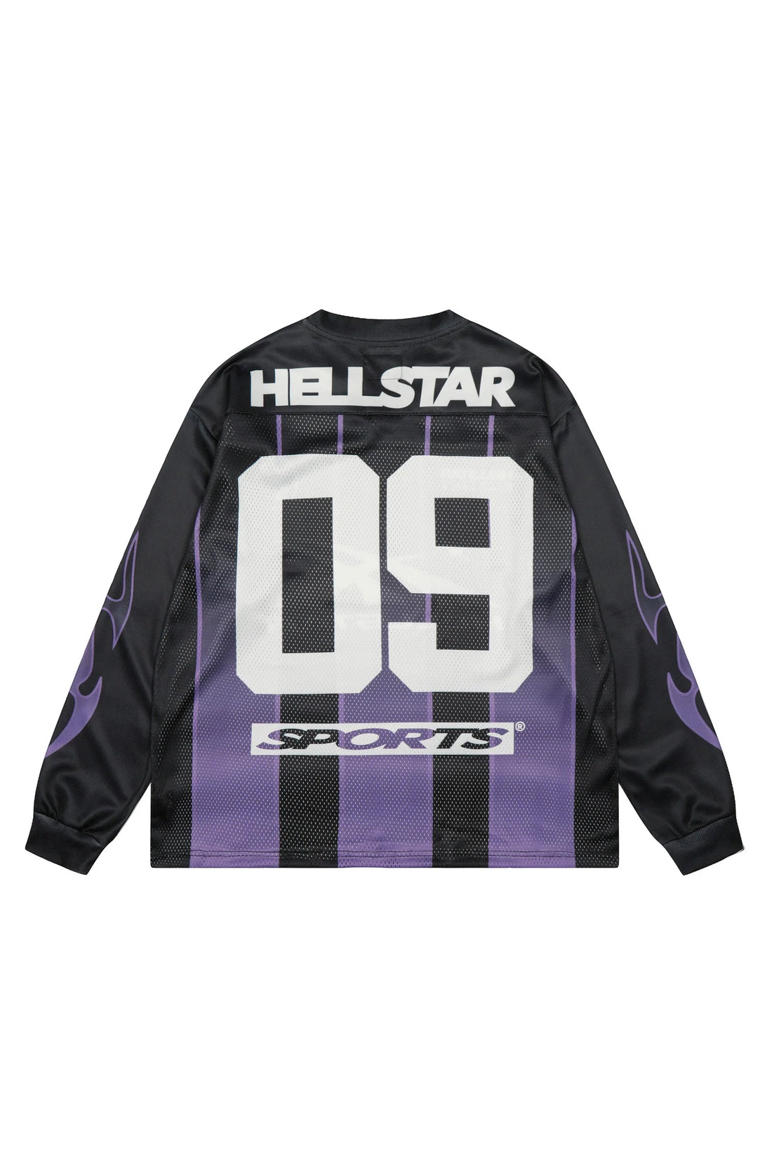 Letter 09 sport mesh long sleeved shirt